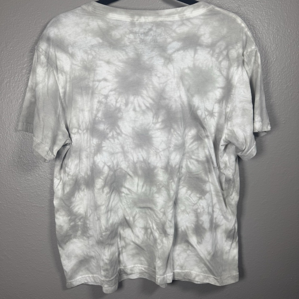 Stranger Things Cartoon Netflix Men's L Gray Tie Dye Short Sleeve TShirt Graphic - Picture 3 of 4